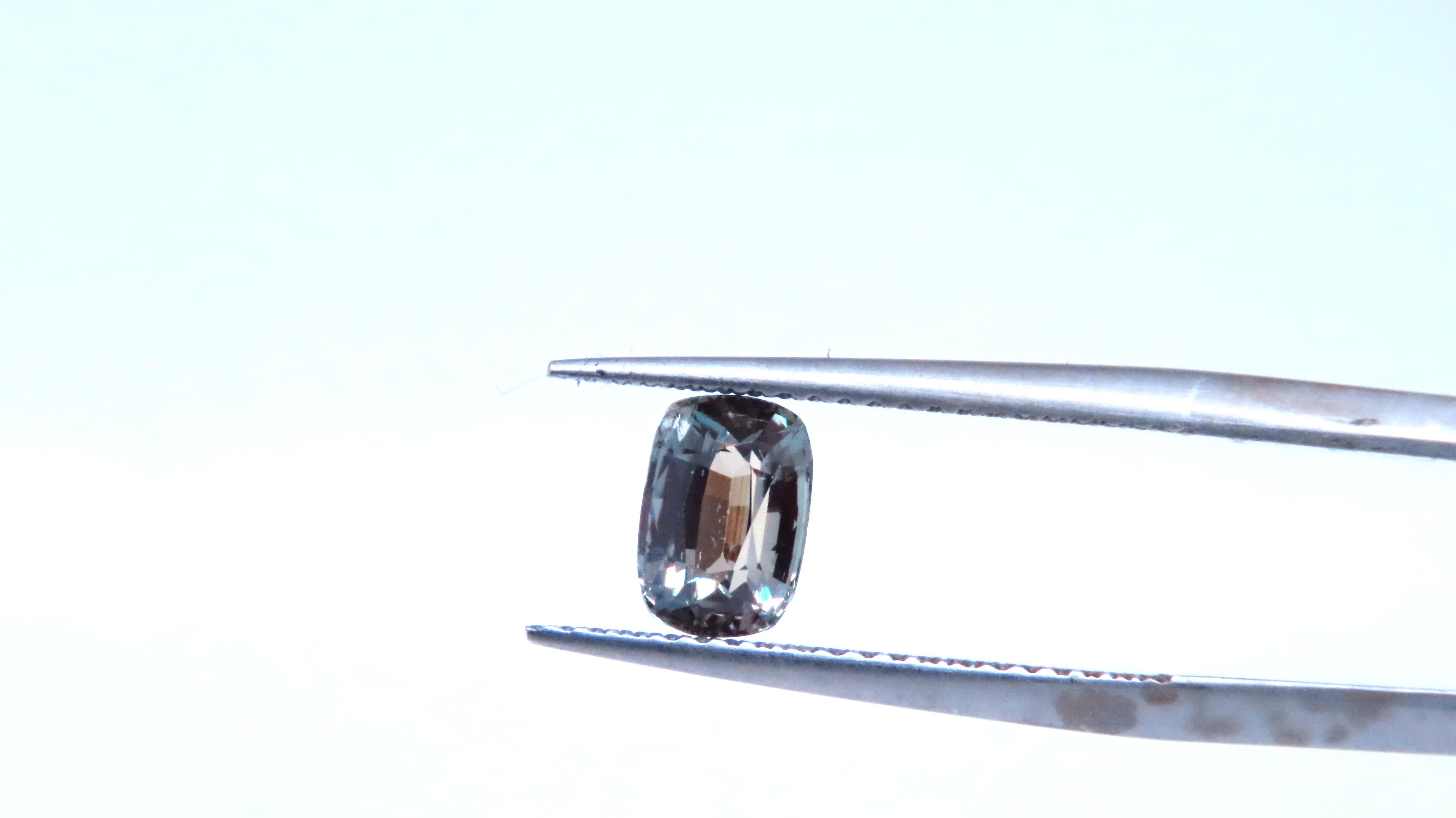 Russian Empire GIA Certified 1.13ct Natural Alexandrite Color change 54774 For Sale