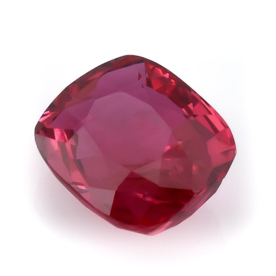 Mixed Cut GIA Certified 1.14 Carats Unheated Mozambique Ruby For Sale