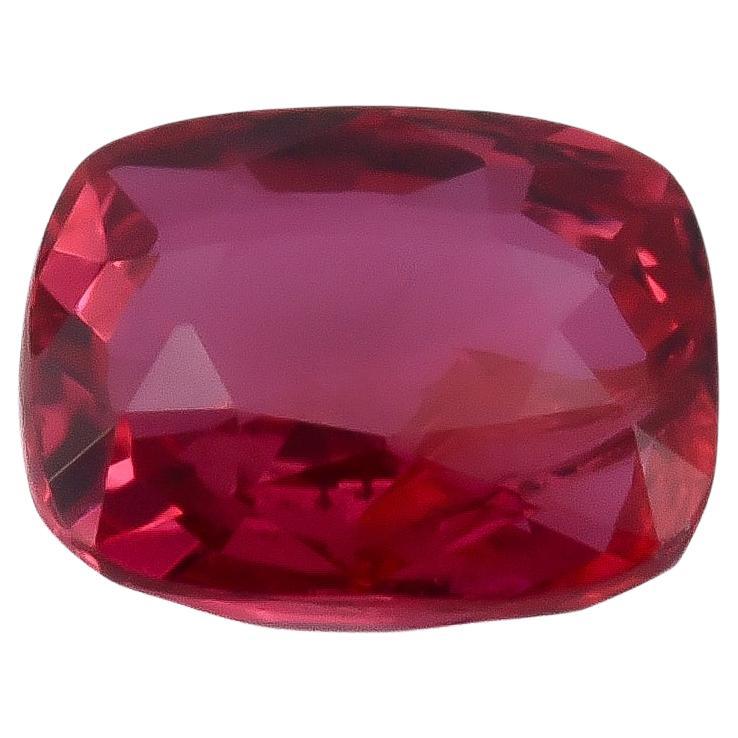 GIA Certified 1.14 Carats Unheated Mozambique Ruby