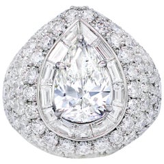 GIA Certified 11.40 Carat Diamond Cocktail Ring
