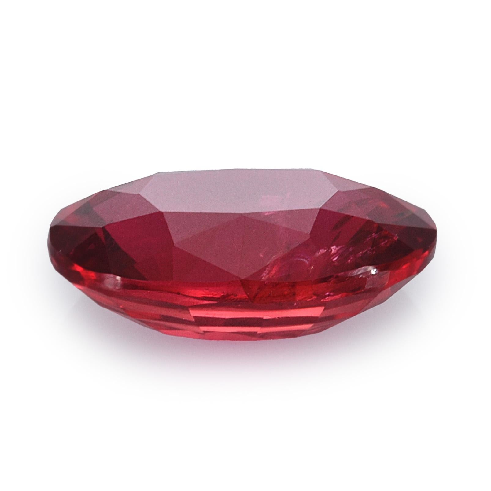 Mixed Cut Natural Unheated Red Mozambique Ruby 1.15 carats with GIA Report / JupiterGem For Sale