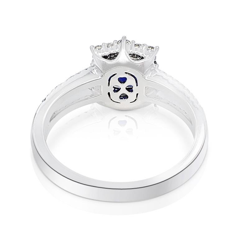 GIA Certified 1.15 ct Platinum Sapphire Ring - Royal Blue Natural Sapphire  For Sale 1