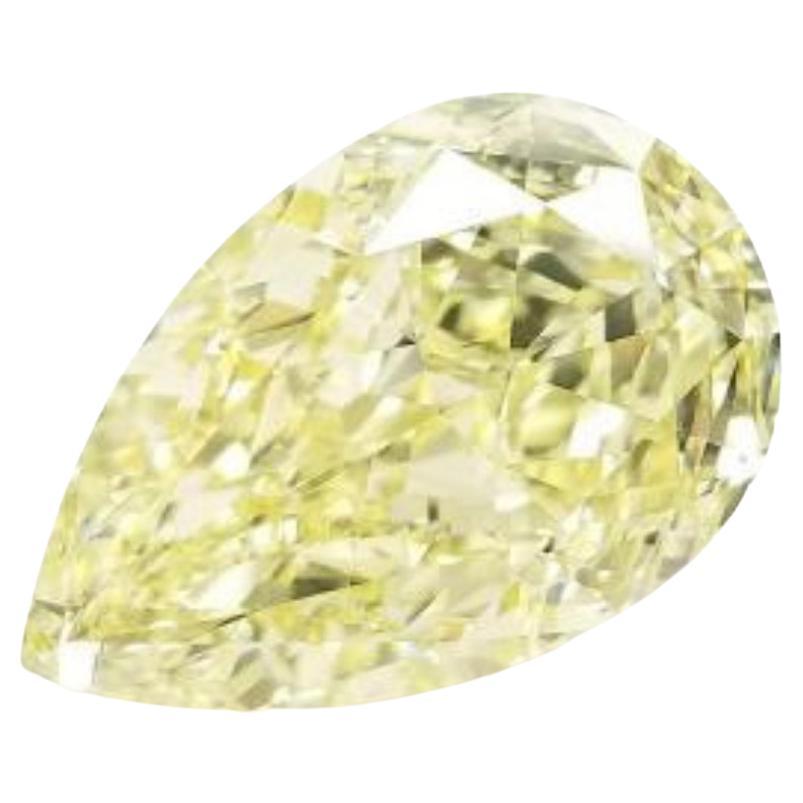 GIA Certified 11, 52 Carats of Pear Cut Diamond