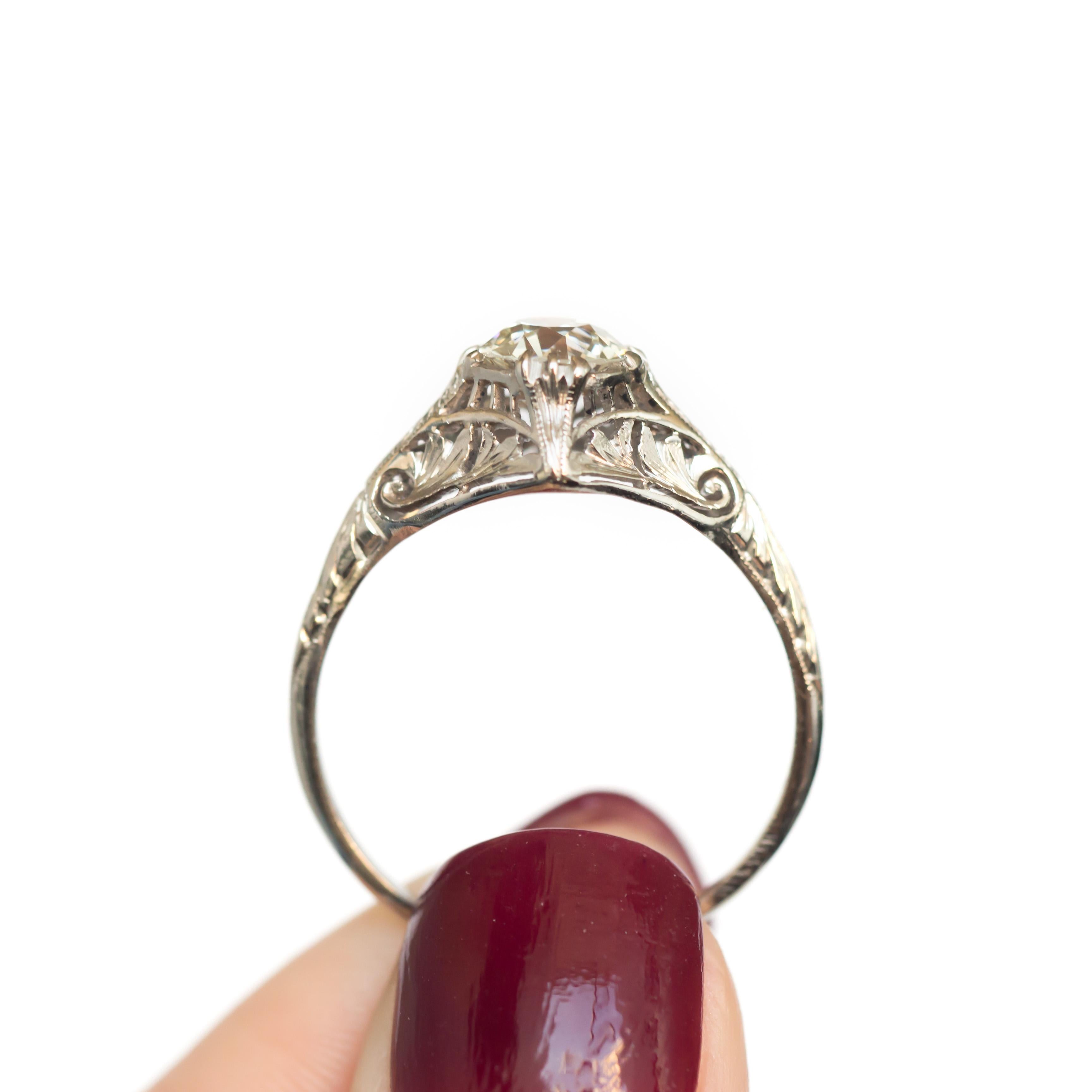 Women's or Men's GIA Certified 1.16 Carat Diamond Platinum Engagement Ring