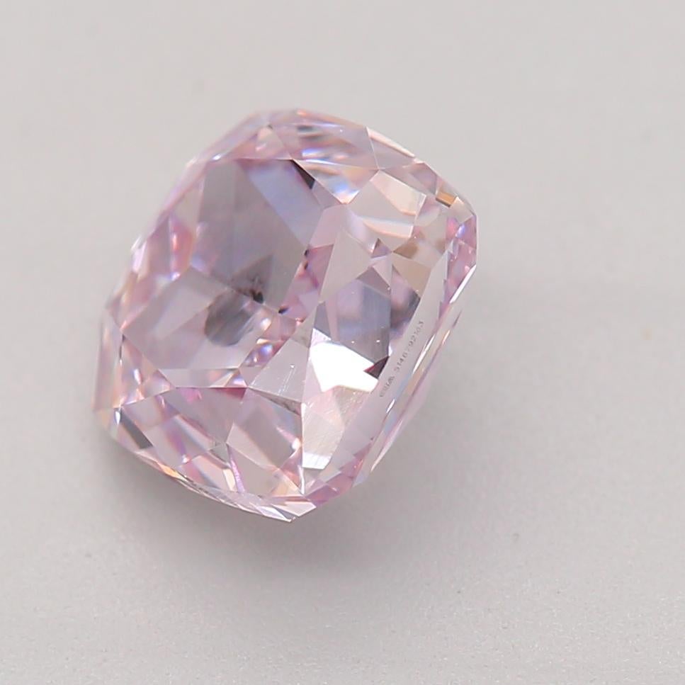 Diamante certificado por el GIA de 1,16 quilates Fancy Pink Purple VS1 Clarity Corte cojín en venta