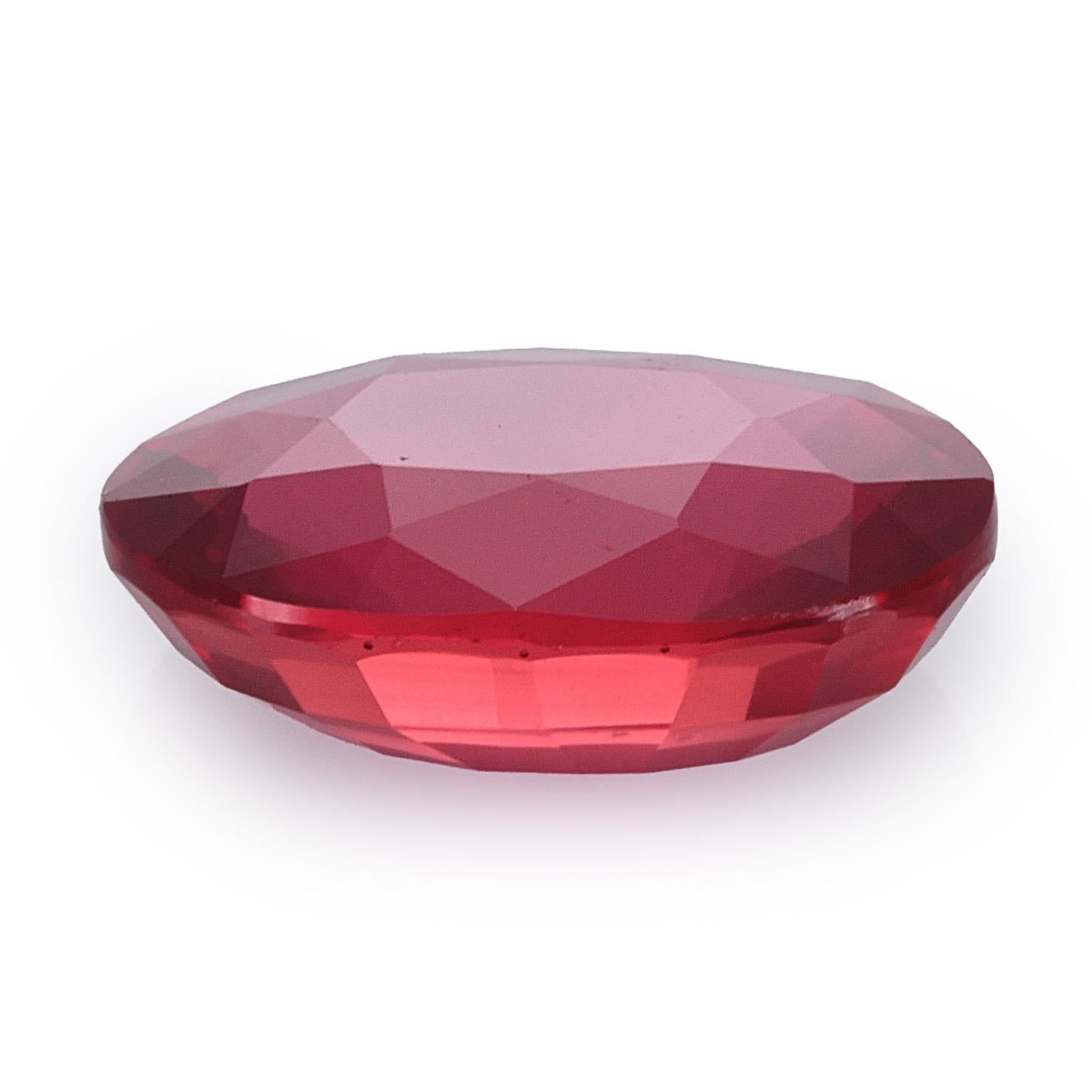 GIA Certified 1.16 Carats Unheated Mozambique Ruby In New Condition For Sale In Los Angeles, CA