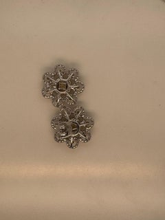 GIA Certified 1.16 Cts. Fancy Intense Yellow Diamond Earrings in 18k White Gold