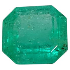Smeraldo colombiano certificato GIA da 1,16ct, taglio ottagonale, Unisex, 1990