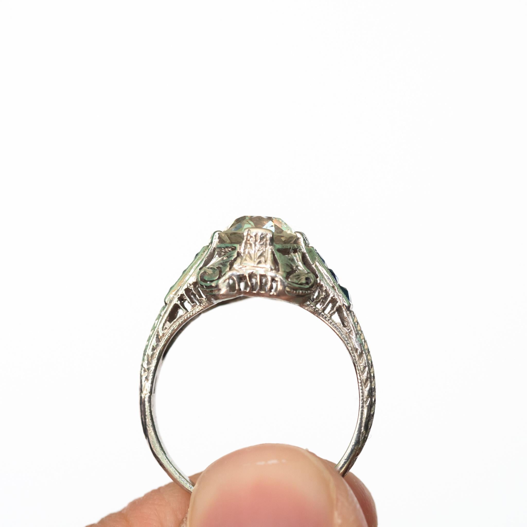 Verlobungsring mit GIA-zertifiziertem 1,17 Karat Diamant aus Platin für Damen oder Herren im Angebot