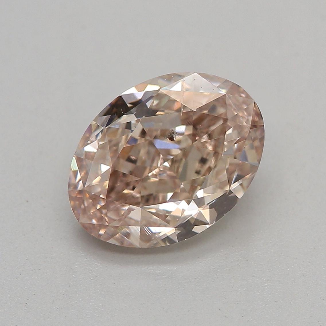 Certificate: GIA 
Report Number: 2225655097
Shape And Cut: Oval
Carat Weight: 1.17 carat
Measurements: 7.65 X 5.72 X 3.61 mm
Color Grade: Fancy Pinkish Brown

FEATURES OF THE DIAMOND:

This Fancy Pinkish Brown diamond features a captivating blend of