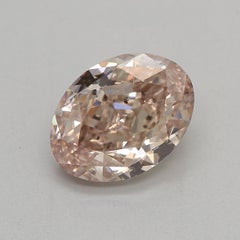 GIA Certified 1.17 Carat Fancy Pinkish Brown SI2 Clarity Diamond