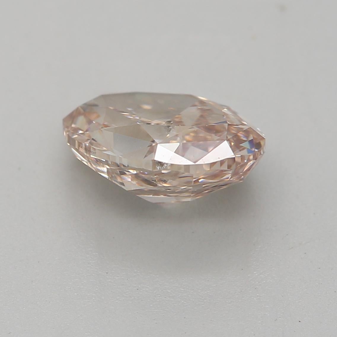 GIA Certified 1.17 Carat Fancy Pinkish Brown SI2 Clarity Diamond In New Condition For Sale In บางรัก, TH