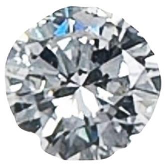 Diamant rond à taille brillant de 1.17 carats certifié par la GIA