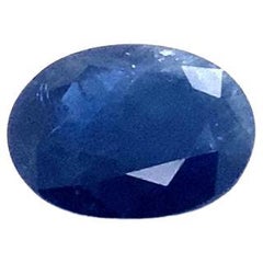 GIA Certified 11.82 Carat Oval Shape Burma Blue Sapphire