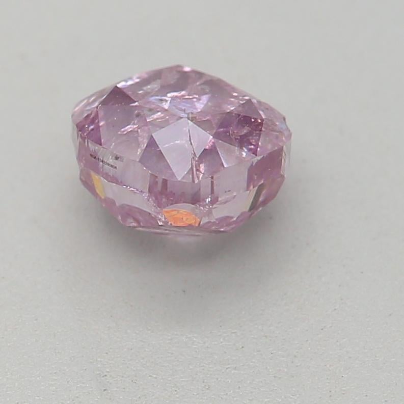 GIA Certified 1.19 Carat Fancy Purplish Pink SI1 Clarity Diamond In New Condition For Sale In บางรัก, TH