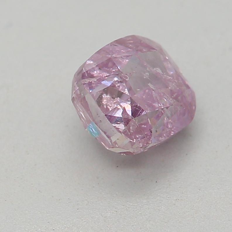 Women's or Men's GIA Certified 1.19 Carat Fancy Purplish Pink SI1 Clarity Diamond For Sale