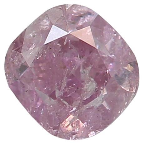 GIA Certified 1.19 Carat Fancy Purplish Pink SI1 Clarity Diamond For Sale