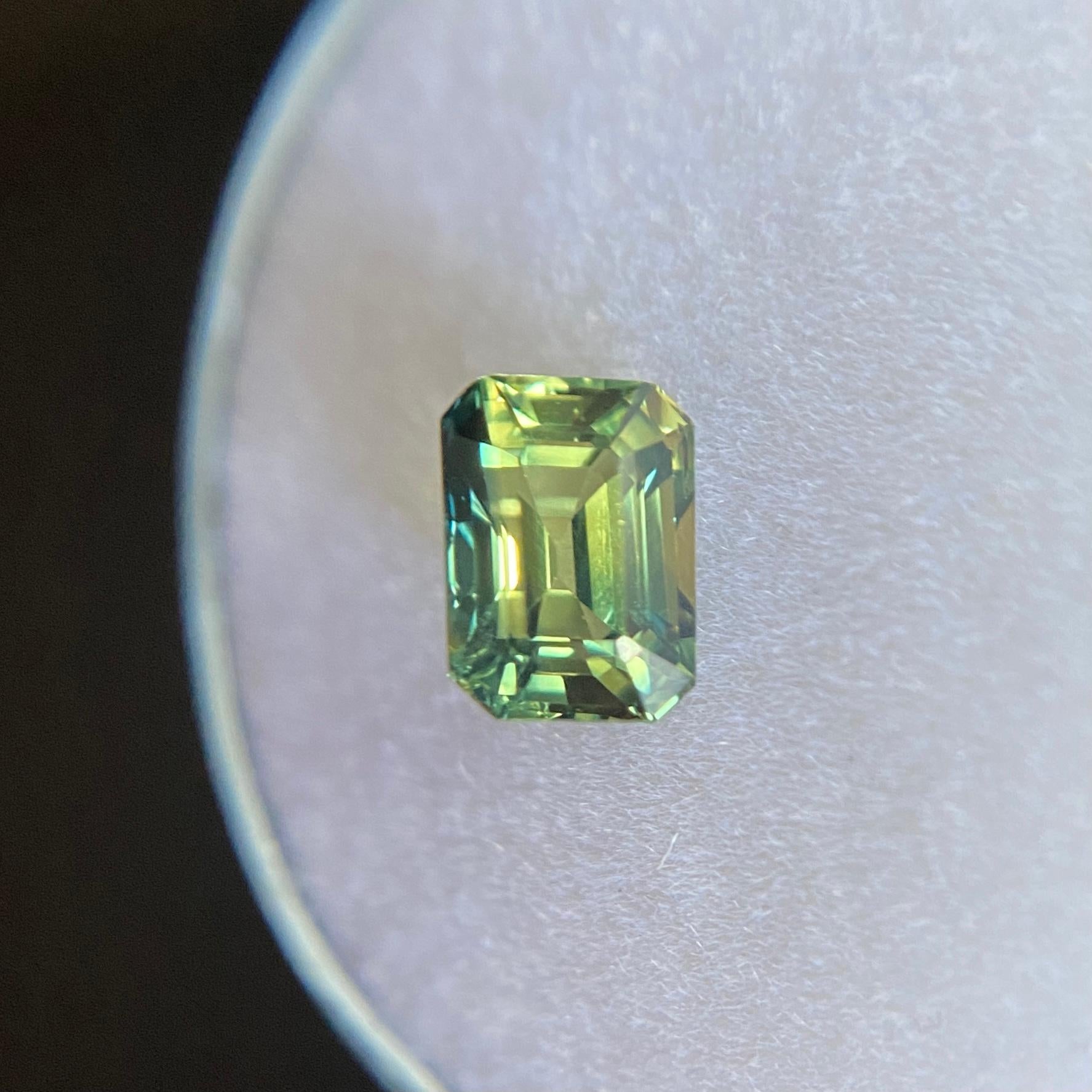 Rare Untreated Thailand Parti Colour Sapphire Gemstone.

1.19 Carat unheated sapphire with a rare parti colour effect. Showing blue and greenish yellow colours. Very rare and stunning to see.

Fully certified by GIA confirming stone as natural,