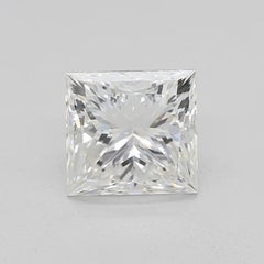 GIA Certified 1.2 Carat Double Prong Trellis Princess Diamond Ring
