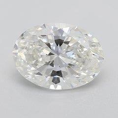 GIA Certified 1.2 Carat Oval Diamond Halo White Gold Pendant Necklace