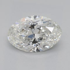 GIA Certified 1.2 Carat Oval Partial Eternity Shank Diamond Ring