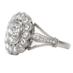 GIA Certified 1.20 Carat Diamond Platinum Engagement Ring