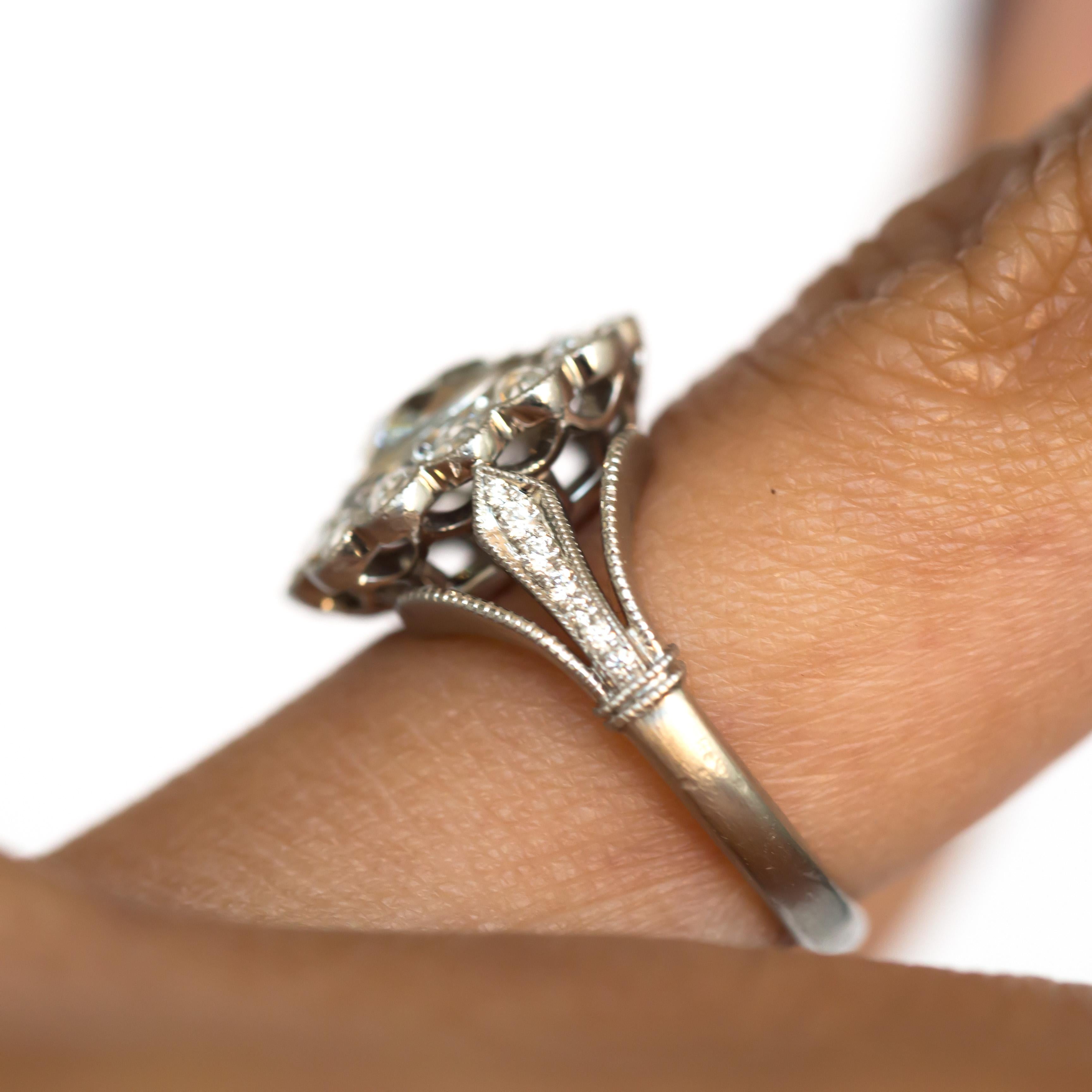 Women's or Men's GIA Certified 1.20 Carat Diamond Platinum Engagement Ring For Sale