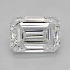 GIA Certified 1.20 Carat Emerald Diamond Bamboo Shank Diamond Ring