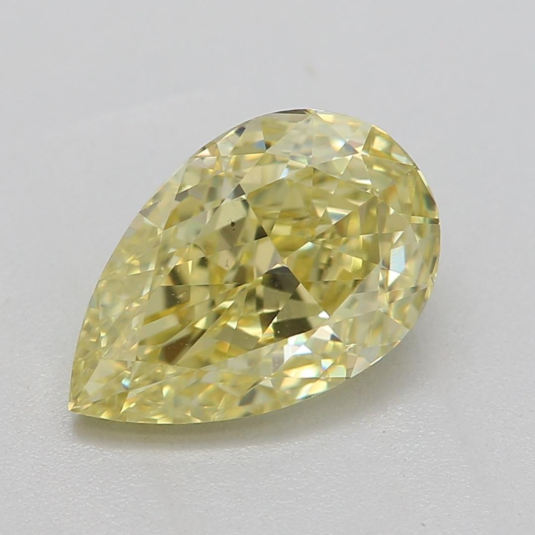 Certificato: GIA
Numero del rapporto: 6475181630
Forma e taglio: Pera
Peso in carati: 1,20 carati
Misure: 8,86 x 5,73 x 3,38 mm
Grado di colore: Giallo intenso fantasia 

CARATTERISTICHE DEL DIAMANTE

Questo Fancy Intense Yellow Diamond è un tipo di