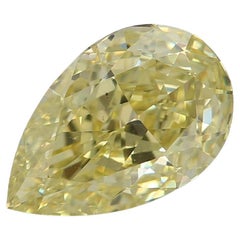 GIA Certified 1.20 Carat Fancy Intense Yellow VS2 Clarity Diamond