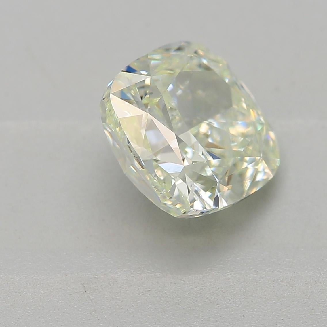 Diamant certifié GIA de 1,20 carat de pureté jaune clair vert VS1 Unisexe en vente