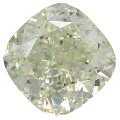 GIA Certified 1.20 Carat Light Yellow Green VS1 Clarity Diamond
