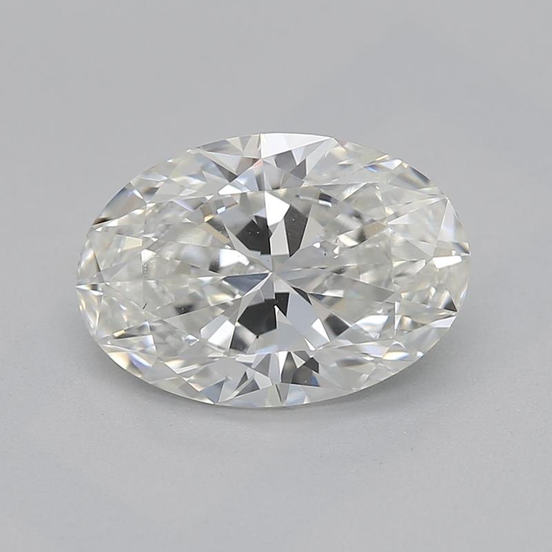 Dieser exquisite, in New York handgefertigte Diamantring präsentiert einen atemberaubenden ovalen H VS2-Diamanten mit einem Gewicht von 1,20, der außergewöhnliche Brillanz und Feuer ausstrahlt. Der Ring ist in luxuriösem Gelbgold gefasst und