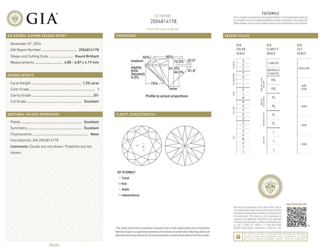 GIA zertifiziert 1,20 Karat runde Halo Kathedrale Vintage Diamantring (Zeitgenössisch) im Angebot