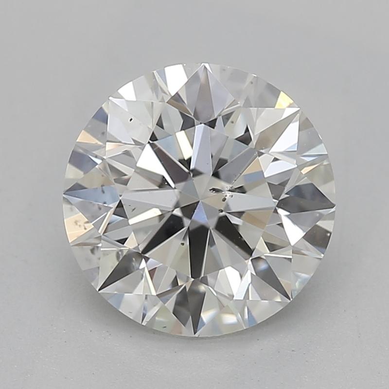 Discover a truly mesmerizing diamond ring that radiates elegance and sophistication. This remarkable piece features a stunning center stone, a round diamond weighing 1.20 , illuminating the surrounding with its incredible brilliance. Graded H and