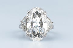GIA certified 12.09 carat oval cut diamond