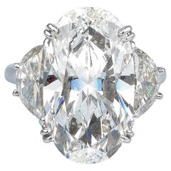 GIA certified 12.09 carat oval cut diamond