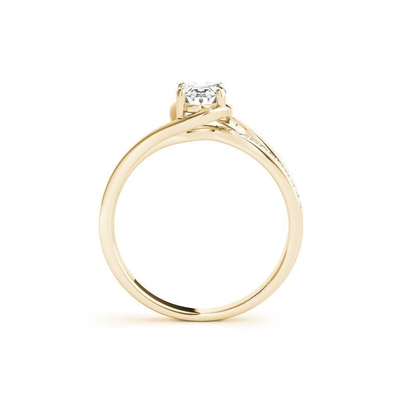 GIA Certified 1.20ct Oval Curved Halo Split Band Pave Diamond Ring Neuf - En vente à New York, NY