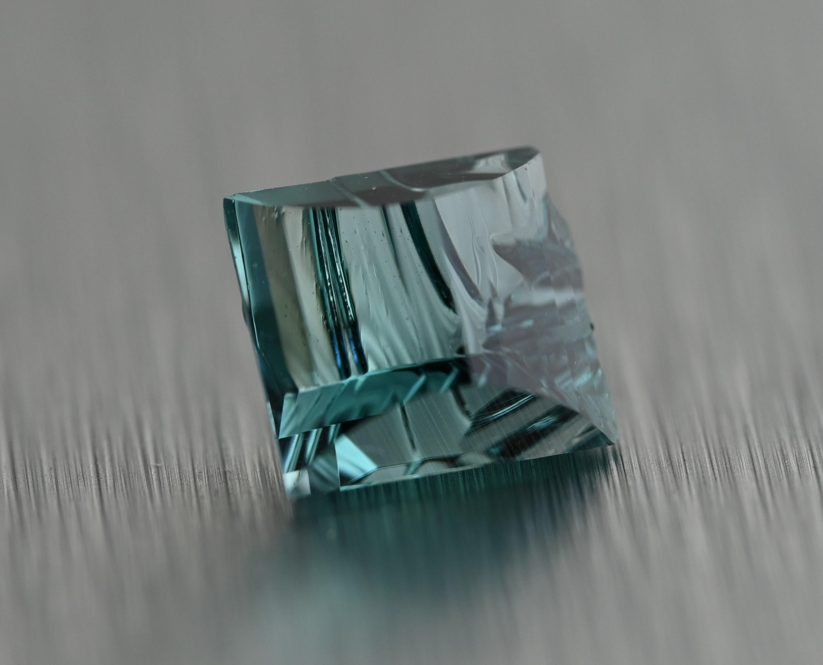 Modern GIA Certified 1.21 Carat Brazilian Paraiba Tourmaline Blue Fantasy/Glenn Leher For Sale