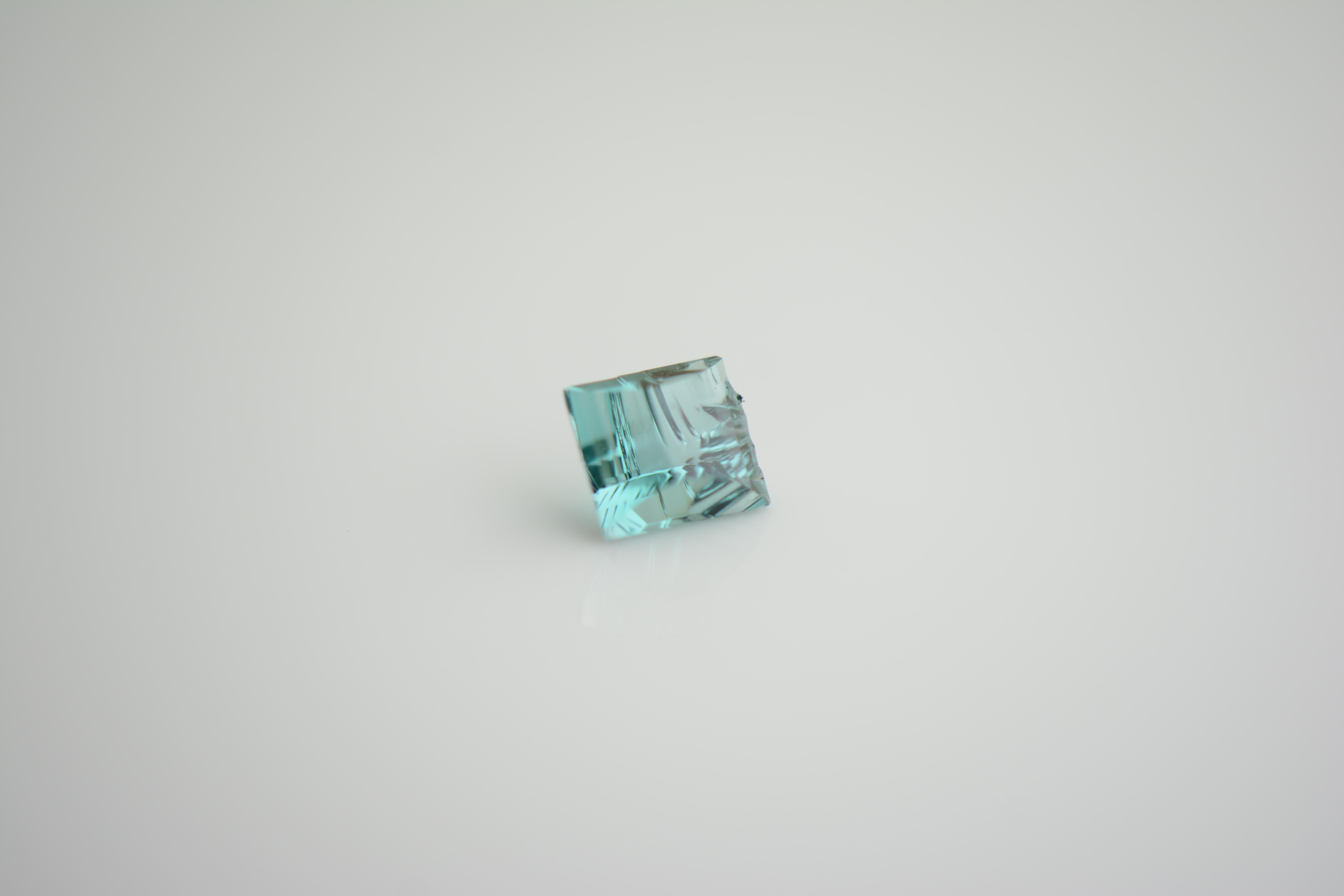 Brilliant Cut GIA Certified 1.21 Carat Brazilian Paraiba Tourmaline Blue Fantasy/Glenn Leher For Sale