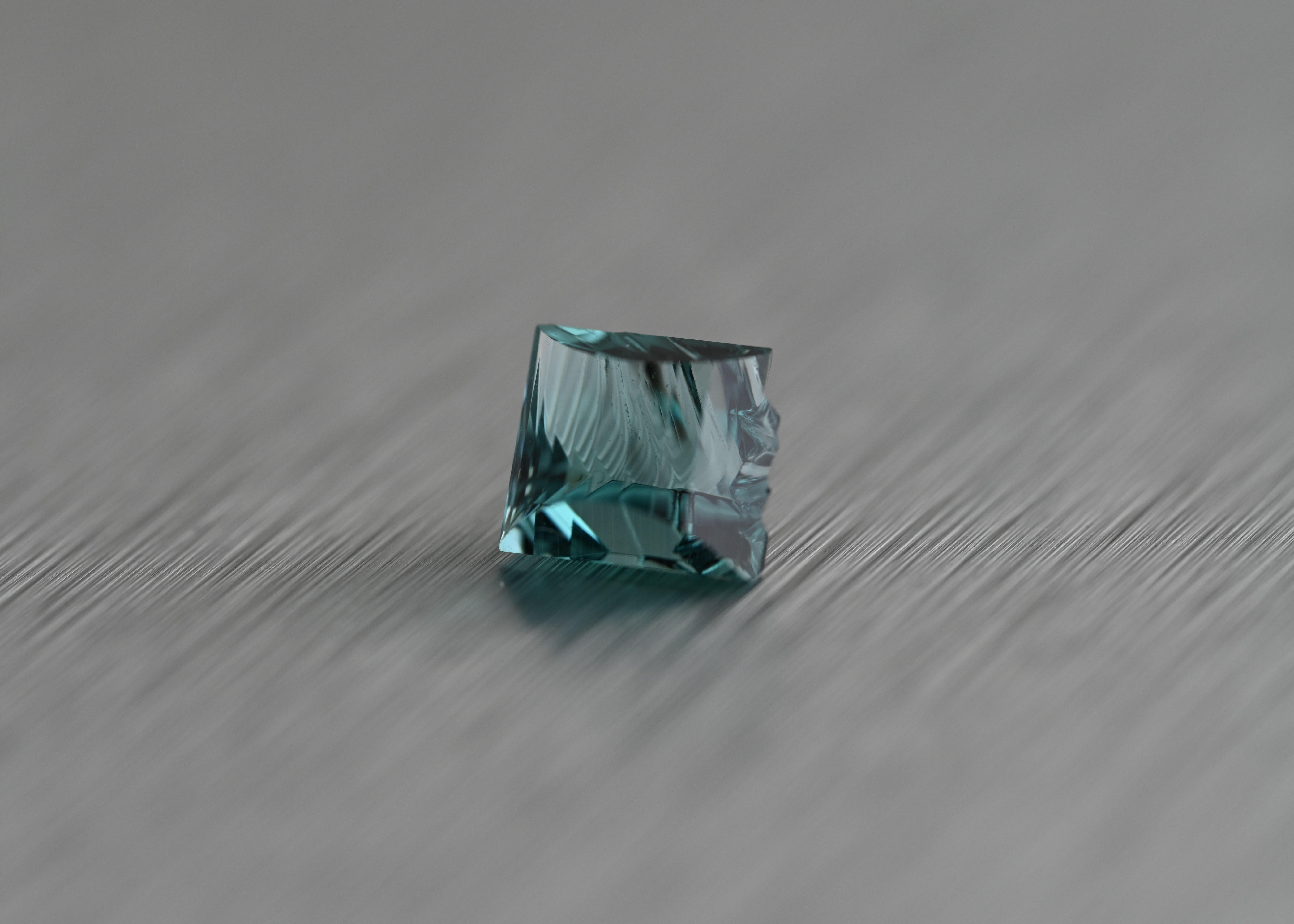 Women's or Men's GIA Certified 1.21 Carat Brazilian Paraiba Tourmaline Blue Fantasy/Glenn Leher For Sale
