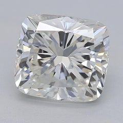 GIA zertifiziert 1.21 Karat Kissen Kissen Solitär Pave Platin Diamantring