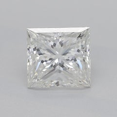 GIA Certified 1.21 Carat Princess Contemporary Solitaire Diamond Ring