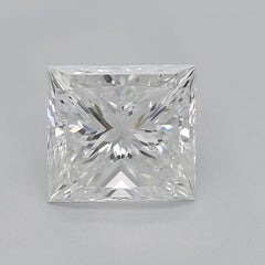 GIA Certified 1.21 Carat Princess Three-Stone Braided Platinum Diamond Ring