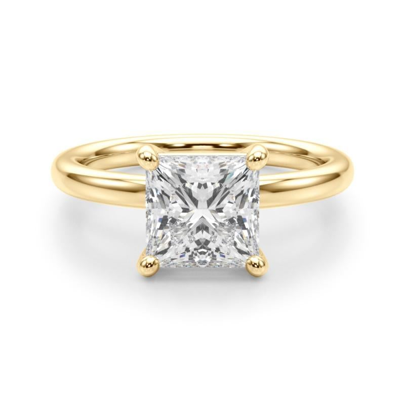 GIA-zertifizierter 1,21 Karat Prinzessin Solitär-Diamantring mit Zacken im Zustand „Neu“ im Angebot in New York, NY