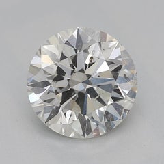 GIA Certified 1.21 Carat Round Curved Ocean Wave Pave Platinum Diamond Ring