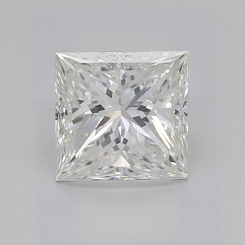 An extraordinary princess diamond ring, this piece exemplifies elegance and originality with its unique three-stone design. At its heart, a stunning princess diamond, weighing 1.21 and graded I with VS1 , offers a remarkable interplay of light,