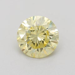 GIA Certified 1.22 Carat Fancy Yellow Diamond