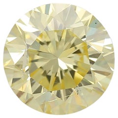 GIA Certified 1.22 Carat Fancy Yellow Diamond