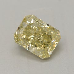 GIA Certified 1.23Carat Fancy Light Brownish Greenish Yellow Vs1 Clarity Diamond